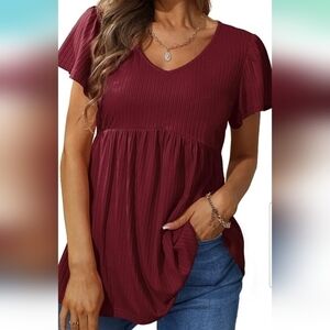 Nwot womens babydoll top